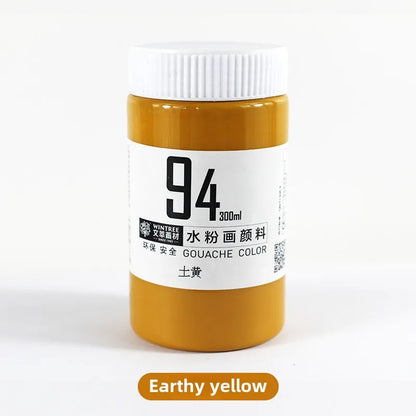 Gouache Paint Super Gouache Color 300ml Single Pack Art Class Non-toxic Beginner Pigment Art Student Special Large Bottle