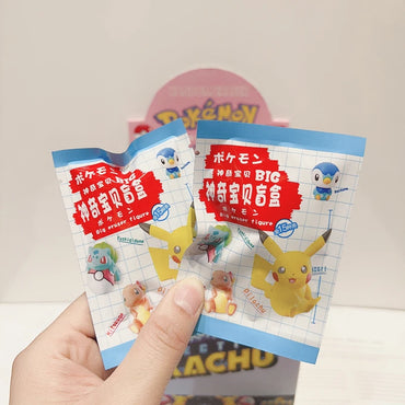 32Pcs/Set Anime Pokemon Pikachu Psyduck Charmander Diy Cartoon Pencil Eraser Action Figure Student Articles Stationery Kids