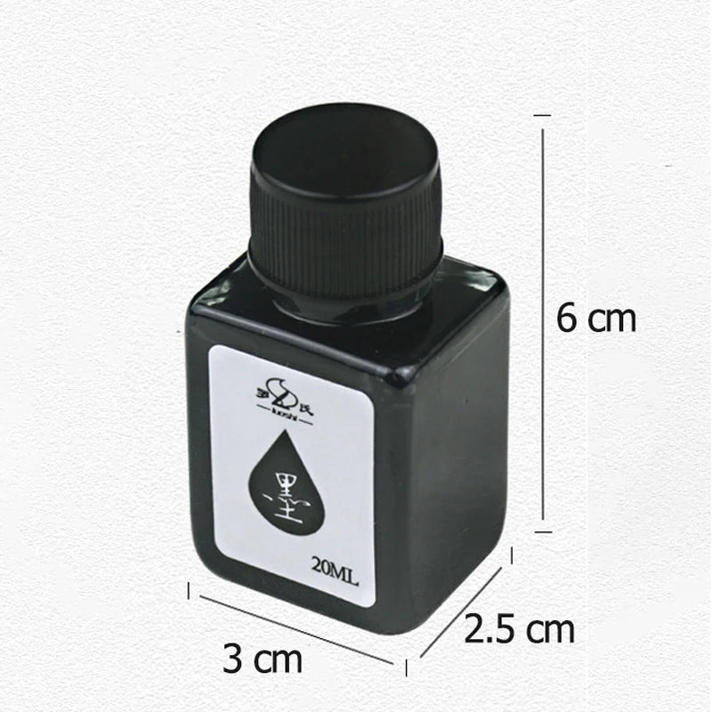 20ml Fountain Pen Ink Bottle Black/Blue/Red Color Ink Supplies