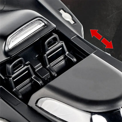 1/24 Classic Movie Car Batmobile Bat Alloy Sports Car Model Diecast Metal Toy Racing Car Model Sound Light Simulation Kids Gifts