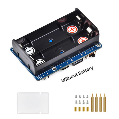 Raspberry Pi 5 4 3 UPS HAT Support 21700 Li Battery 5V Uninterruptible Power Supply Pogo Pins Connector Dynamic Path Management