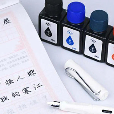 20ml Fountain Pen Ink Bottle Black/Blue/Red Color Ink Supplies