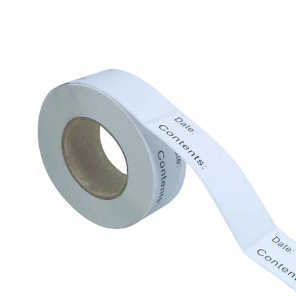 120pcs Food Storage Labels Date Labels Date Contents Home Kitchen Packaged Condiments Marked Date Stickers Spice Stickers