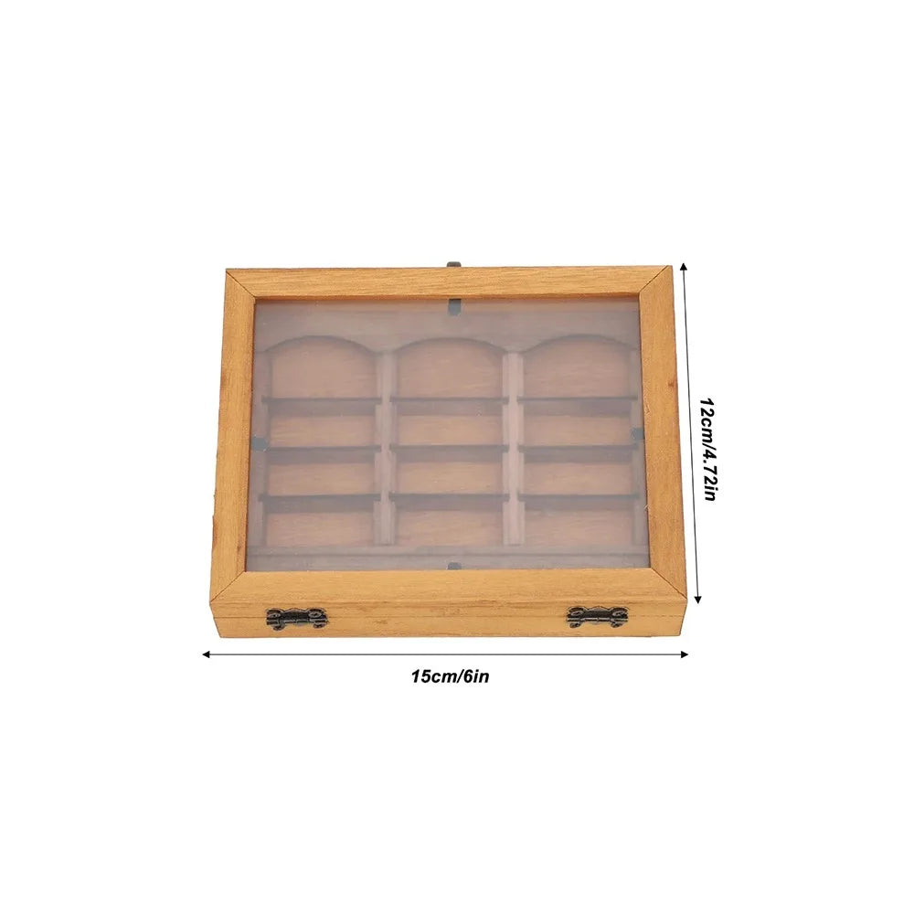 Creative Anti-Anxiety Bookshelf Miniature Wood Book Match Boxes Shaking Bookshelf Sensory Toys Home  Desktop Ornament