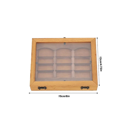 Creative Anti-Anxiety Bookshelf Miniature Wood Book Match Boxes Shaking Bookshelf Sensory Toys Home  Desktop Ornament