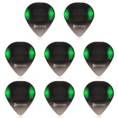 2-10PCS LED Glowing Guitar Pick Replacement Touch Luminous Electric Guitar Pick Plastic Bass Plectrum Glowing Guitar Picks