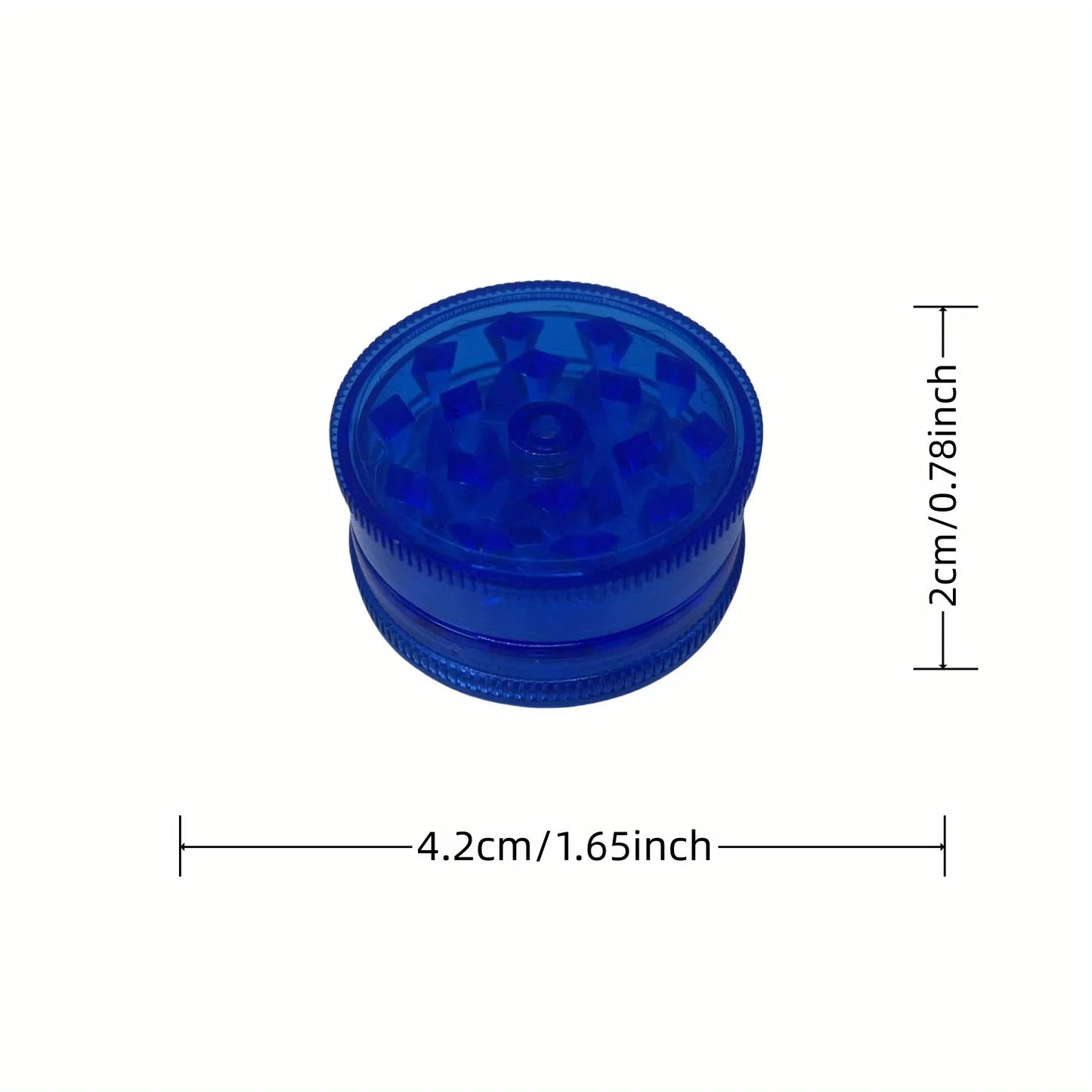 40/60mm Plastic Herb Grinder 3-layer Manual Spice Salt Mill Pepper Mortar Pestle Tobacco Raw Grass Grinder Cigarette Smoke Tool