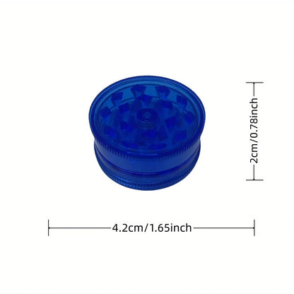 40/60mm Plastic Herb Grinder 3-layer Manual Spice Salt Mill Pepper Mortar Pestle Tobacco Raw Grass Grinder Cigarette Smoke Tool