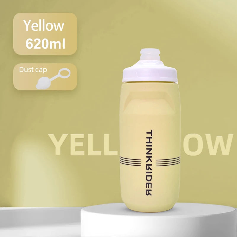 ThinkRider Bicycle Bottle MTB Road Bike Water Bottle Outdoor Sports Plastic Portable Large Capacity Drink Cycling Water Bottle