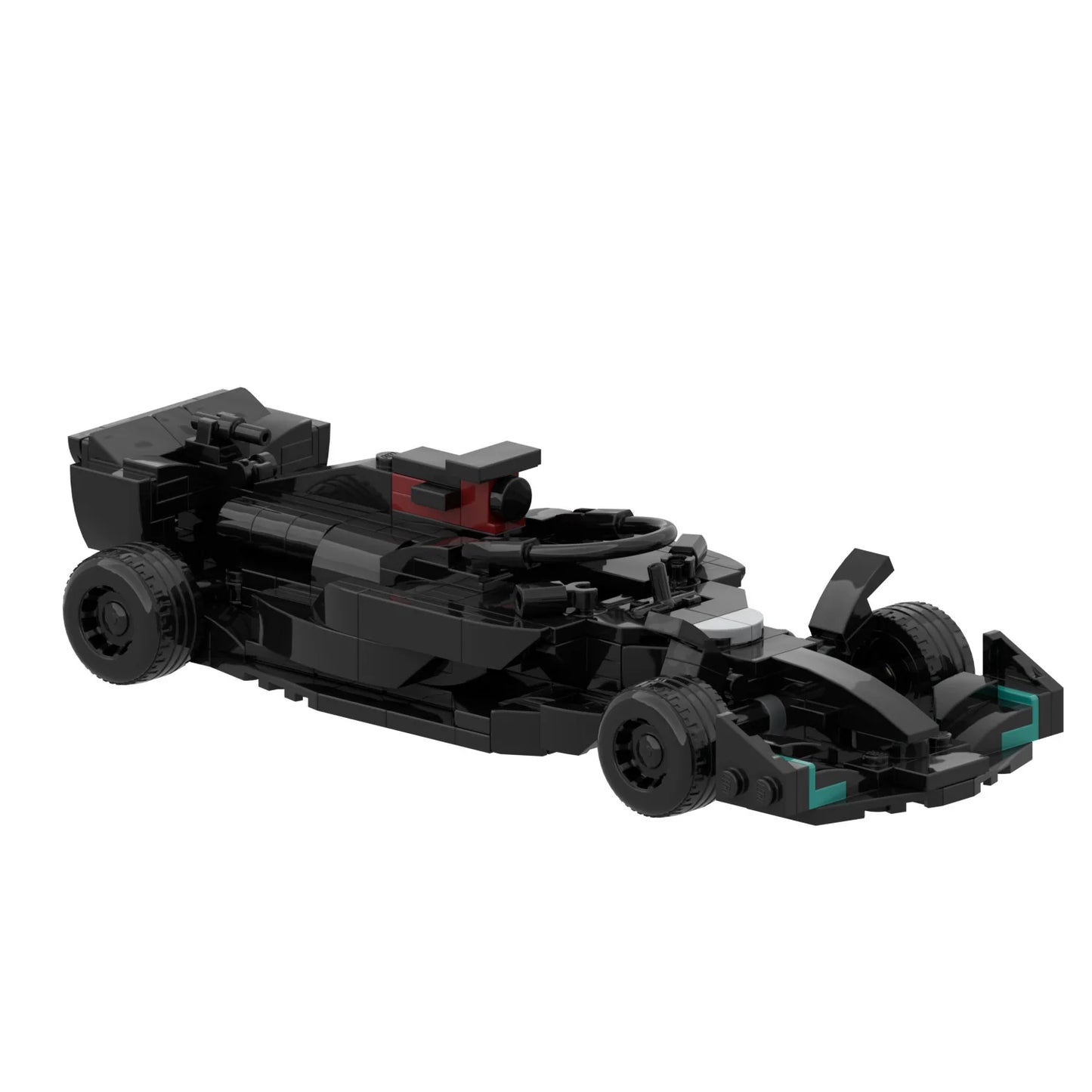 271PCS Building Blocks Racing Black Car Formula W15 Model Creative Building Block Sports Car Boy Birthday Gift Adults