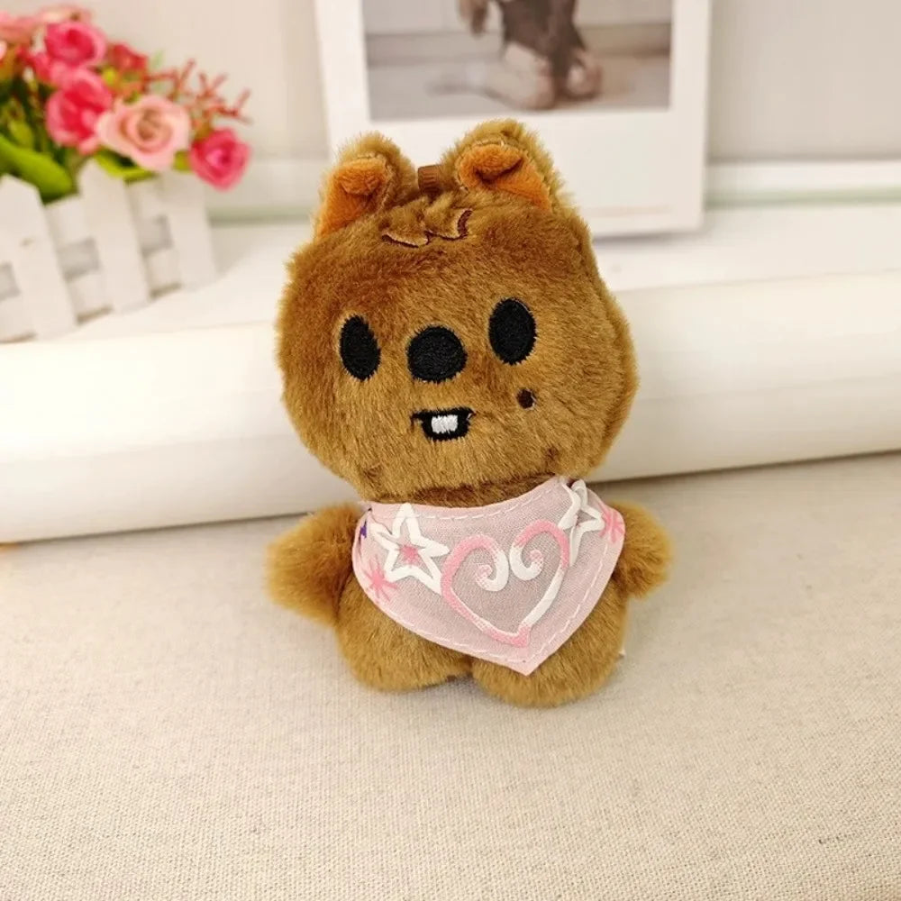 SKZOO Keychain Plush Stray Kids Plush SKZ Doll Wolf Plush Toy  Seoul FM Week Same Cloak Doll Magic School Children Birthday Gift