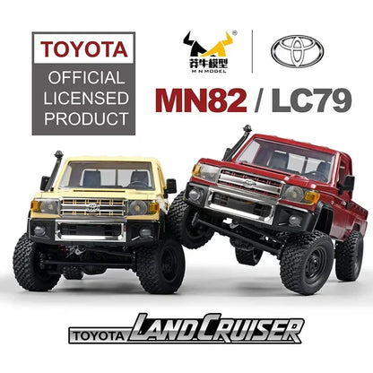 MN82 4WD RC Off-road Vehicle 1/12 LC79 Pickup Climbing Car with LED Lights Full Size Simulation RC Climbing Car Boy Toy Car