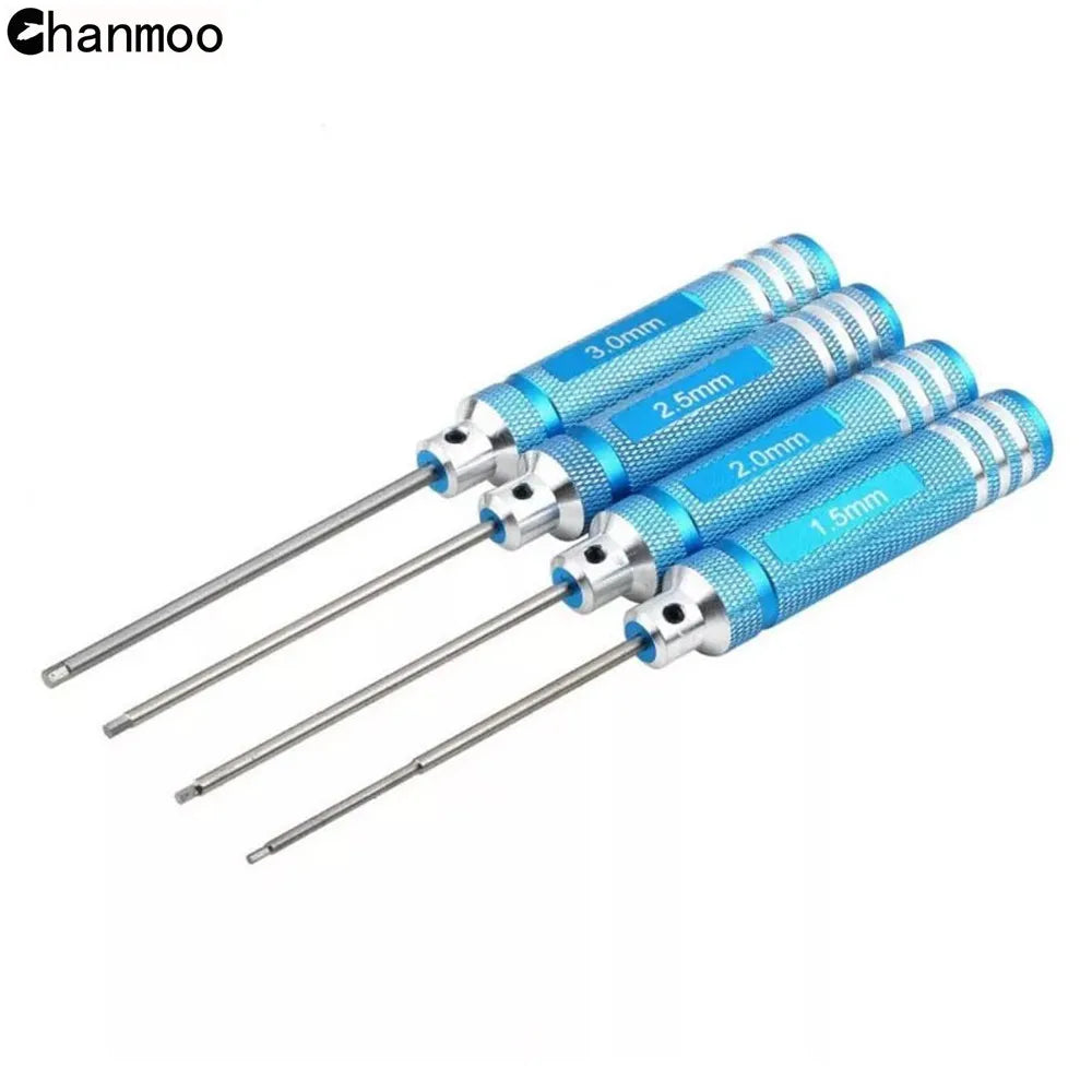 Universal H1.5/2.0/2.5/3.0mm Handle Allen Hex Screwdriver Key Driver Tools for RC Car Tamiya HPI HSP Traxxas Losi Axial Kyosho