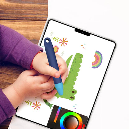 Children Silicone Stylus Pen with Durable Rubber Tip Kid Capacitive Drawing Writing Pen for Touch Screen Stylus Tablet Pencil
