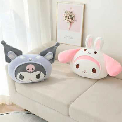 Kuromi Plush Pillow Anime Toys Cartoon Animals Melody Stuffed Dolls Cinnamoroll Pochacco Exquisite Xmas Birthday Gifts
