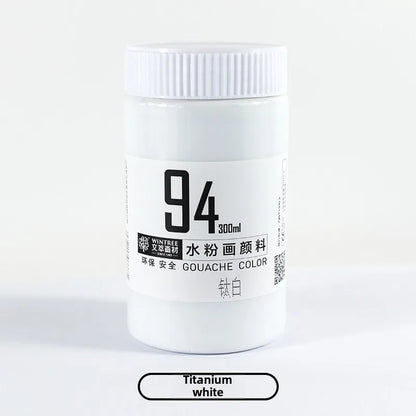 Gouache Paint Super Gouache Color 300ml Single Pack Art Class Non-toxic Beginner Pigment Art Student Special Large Bottle
