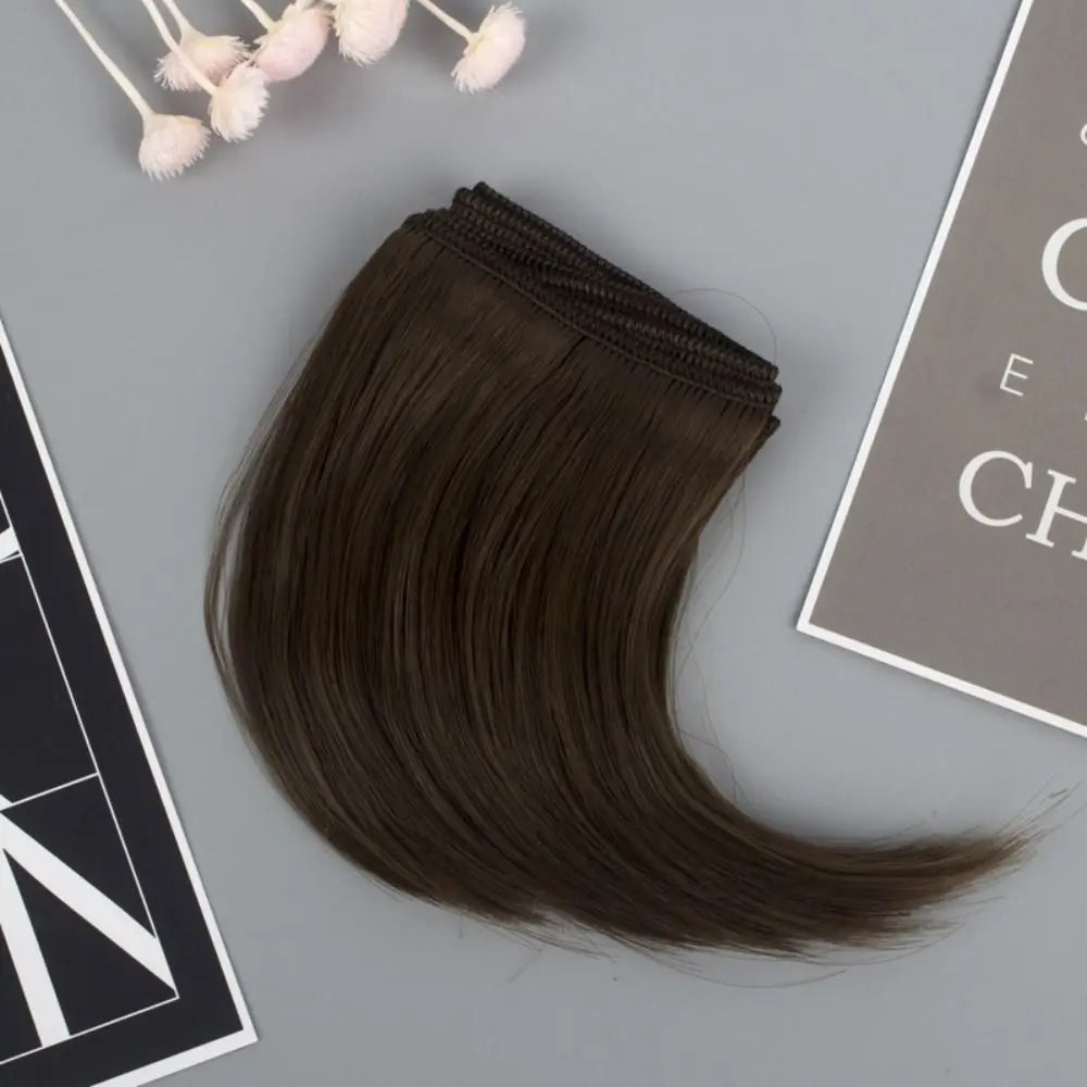 Kids Gifts High-Temperature Wire Doll Hair 7 Colors 10*100cm Curly Wigs DIY Mini Tresses