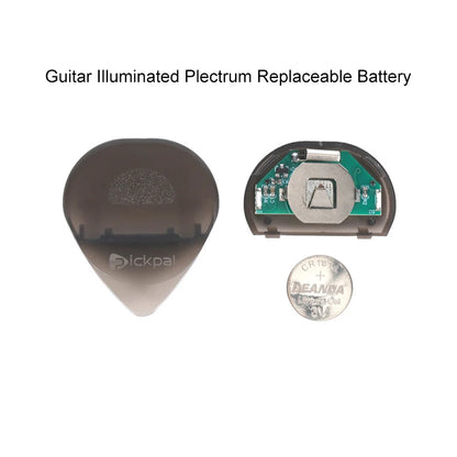 2-10PCS LED Glowing Guitar Pick Replacement Touch Luminous Electric Guitar Pick Plastic Bass Plectrum Glowing Guitar Picks