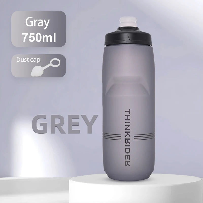 ThinkRider Bicycle Bottle MTB Road Bike Water Bottle Outdoor Sports Plastic Portable Large Capacity Drink Cycling Water Bottle
