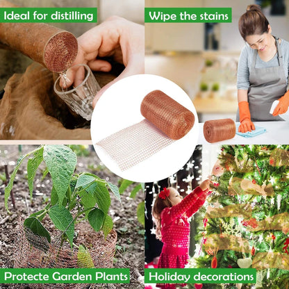 Anti-Snail Copper Wire Mesh Copper Wire Net Signal Shielding Net Wire Pest & Rodent Net Copper Mesh Decor Garden Net