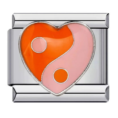 2025 Fashion Love and Romance Modular Italian Charm Links Fit 9mm Stainless Steel Elastic Bracelet Women DIY Jewelry