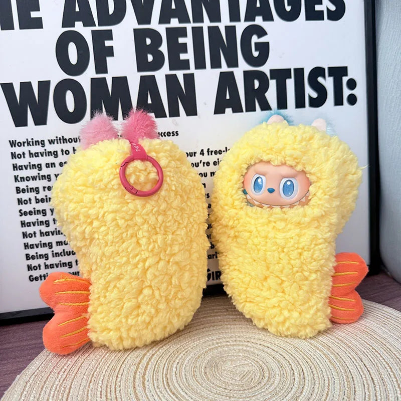 15/17cm Labubu Fried Shrimp Tempura Cosplay Doll Clothing Set Replacement Decoration Accessories Suitable for Ropa Labubu V3