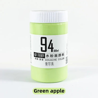 Gouache Paint Super Gouache Color 300ml Single Pack Art Class Non-toxic Beginner Pigment Art Student Special Large Bottle