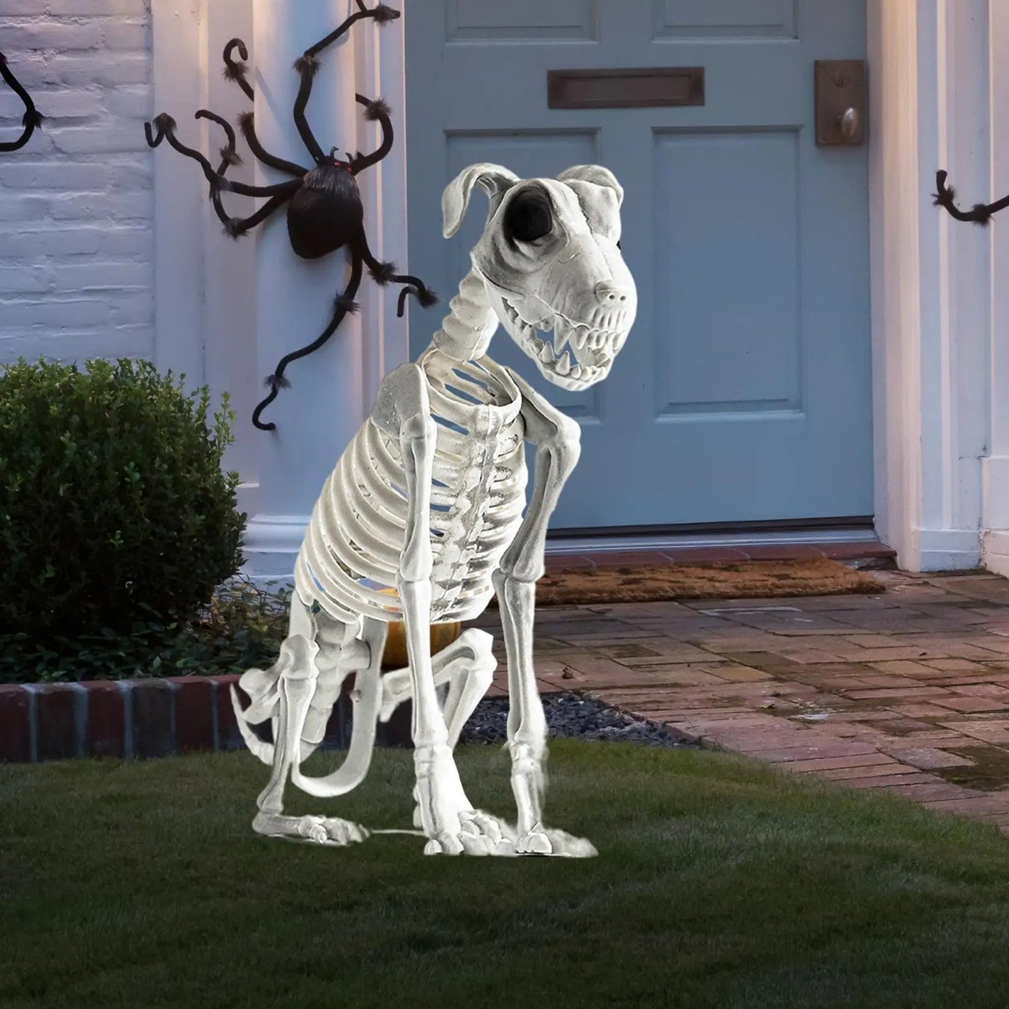 Halloween Dog Skeleton Decoration Spooky Skeleton Animal Puppy Bones Skeleton Decoration for Halloween Indoor Outdoor