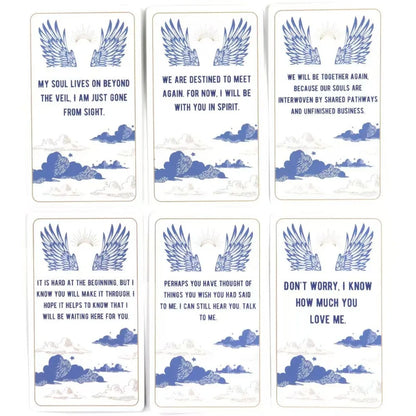 Messages From Heaven Oracle Cards  - 54 Pcs Cards 10.3*6cm with Guidance From Your Crossed Over Loved Ones for General Readings