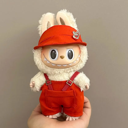 Trendy Casual Suit Ropa Labubu for 17cm Labubu Outfit Mini Doll’s Clothes Multi Style Cute Doll Accessories