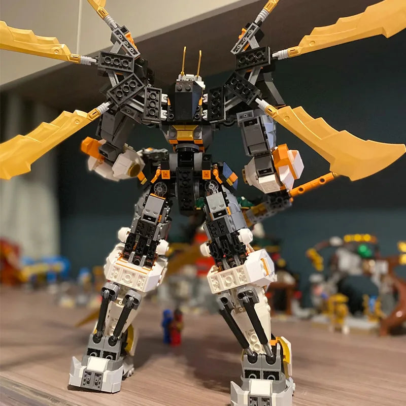 Titan Robotic Robot Model Boy's Assembly Building Blocks Toy Gift Children's Creative Hobby Collection Desk Decoration