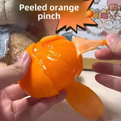 Squishy Kawaii Tangerine Work Study Fidget Toys Squishies Slow Rising Stress Relief Squeeze Toys for Kids Adults Squeeze Gift