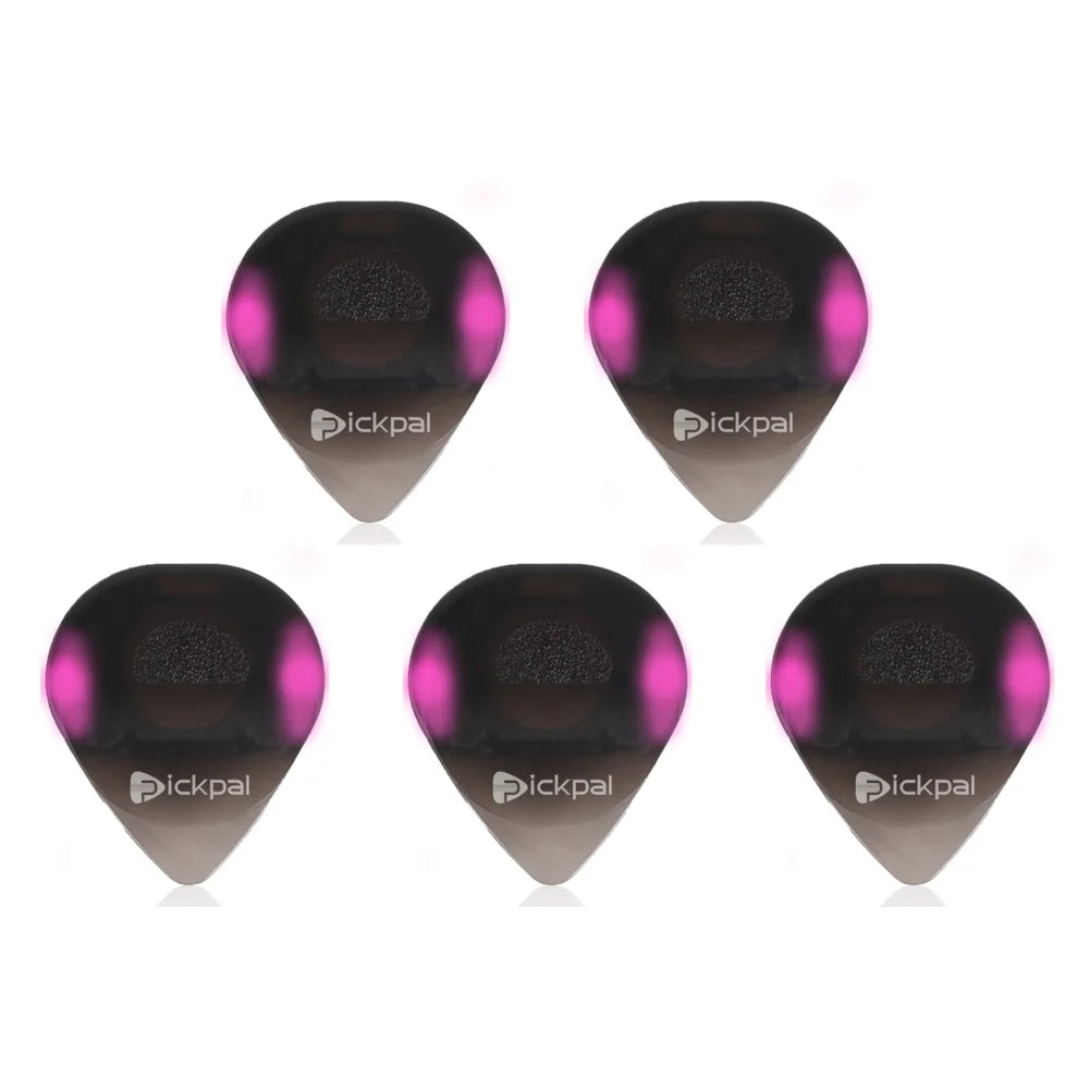 2-10PCS LED Glowing Guitar Pick Replacement Touch Luminous Electric Guitar Pick Plastic Bass Plectrum Glowing Guitar Picks