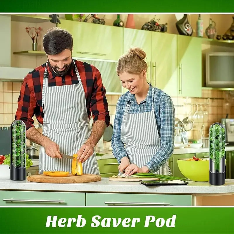 Vegetables Fresh Preservation Container for Fridge - Keeps Bottled Greens Fresh for 2-3 Weeks - Kitchen Storage Solution
