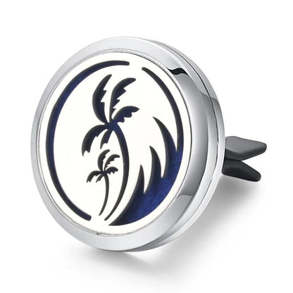 Aromatherapy Jewelry Locket Pendant Car Air Freshener Vent Clip Aroma Perfume Oils Locket Essential Oil Diffuser Car Clip