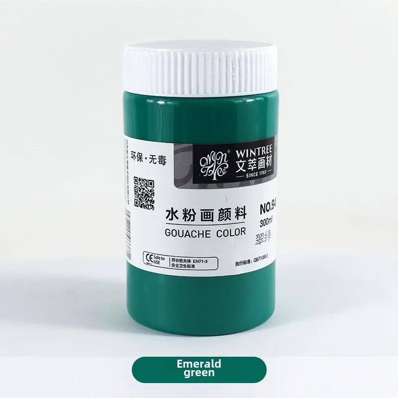 Gouache Paint Super Gouache Color 300ml Single Pack Art Class Non-toxic Beginner Pigment Art Student Special Large Bottle