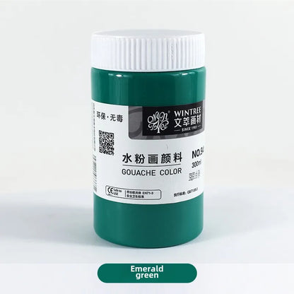 Gouache Paint Super Gouache Color 300ml Single Pack Art Class Non-toxic Beginner Pigment Art Student Special Large Bottle