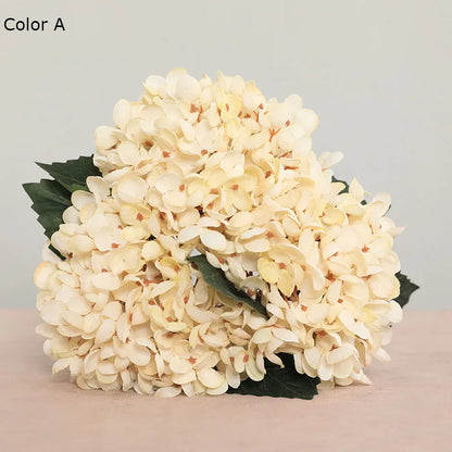 3Pcs/lot Hydrangea Autumn Fall Party fake Flowers Wedding Decoration Mariage flores artificiales Vase decor