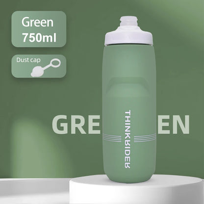 ThinkRider Bicycle Bottle MTB Road Bike Water Bottle Outdoor Sports Plastic Portable Large Capacity Drink Cycling Water Bottle