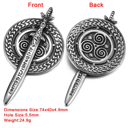 316L Choice Stainless Steel Viking Skull Animal Vintage Pendant for Men Necklace Bracelet DIY Accessories Finding Jewelry Making
