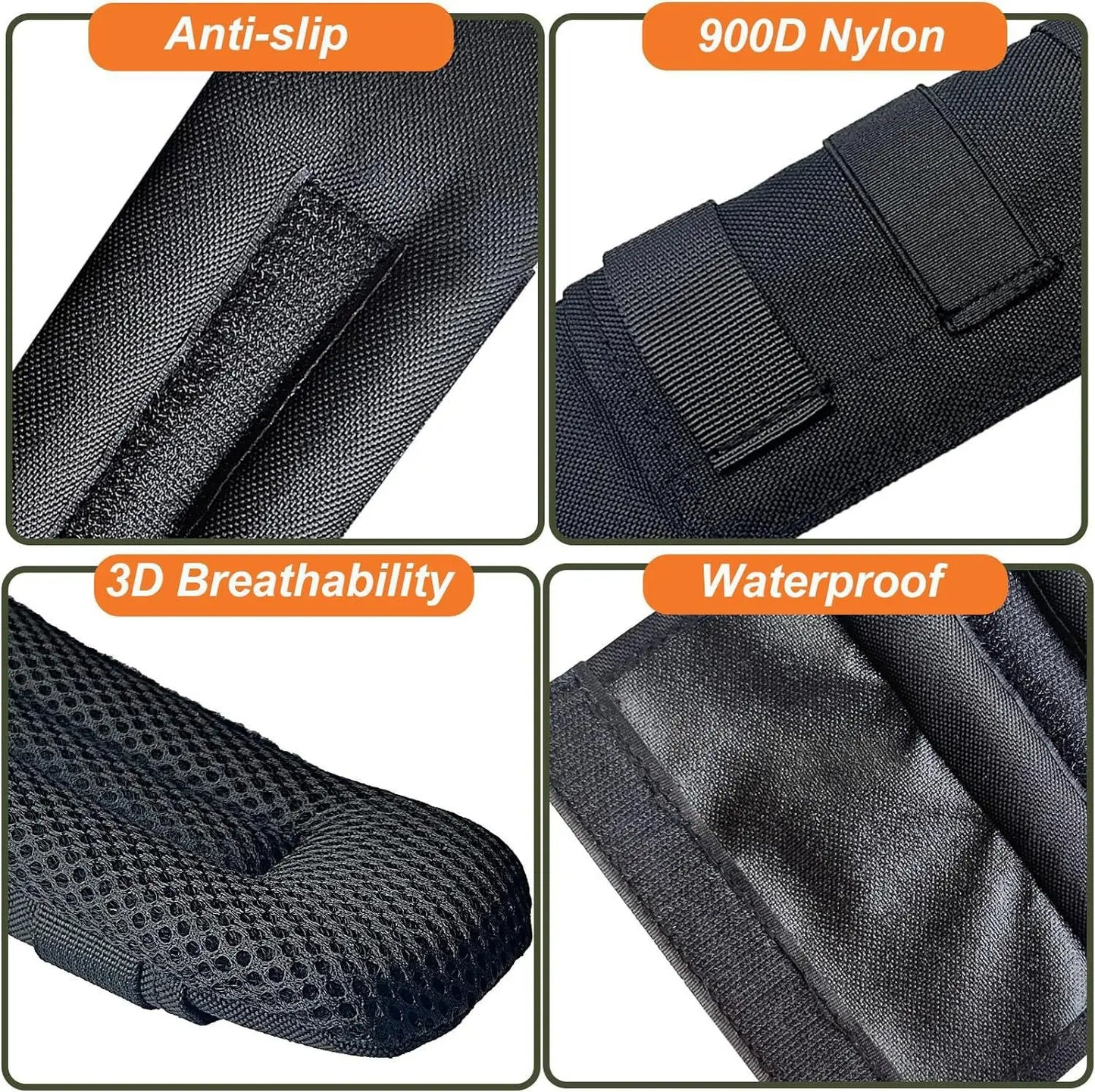 1pcs Tactical Vest Shoulder Pad Backpack Non-slip Shoulder Pad Computer Shoulder Pad Guitar Shoulder Pad Camera Shoulder Pad