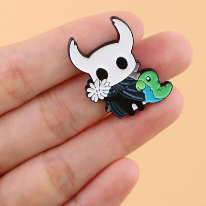 Cool Game Knight Enamel Pin Cartoon Villain Brooches Woman Men Backpack Accessories Bags Badge Fashion Lapel Jewelry Kids Gift