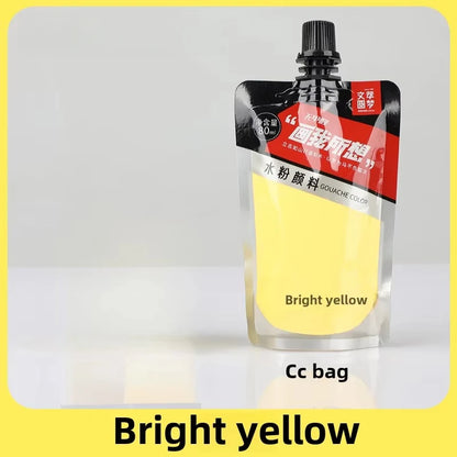 Gouache Pigment Pack Gouache Refill Jelly Pigment Art Students Special Beginners Children's Non-Toxic Super Gouache 80ml