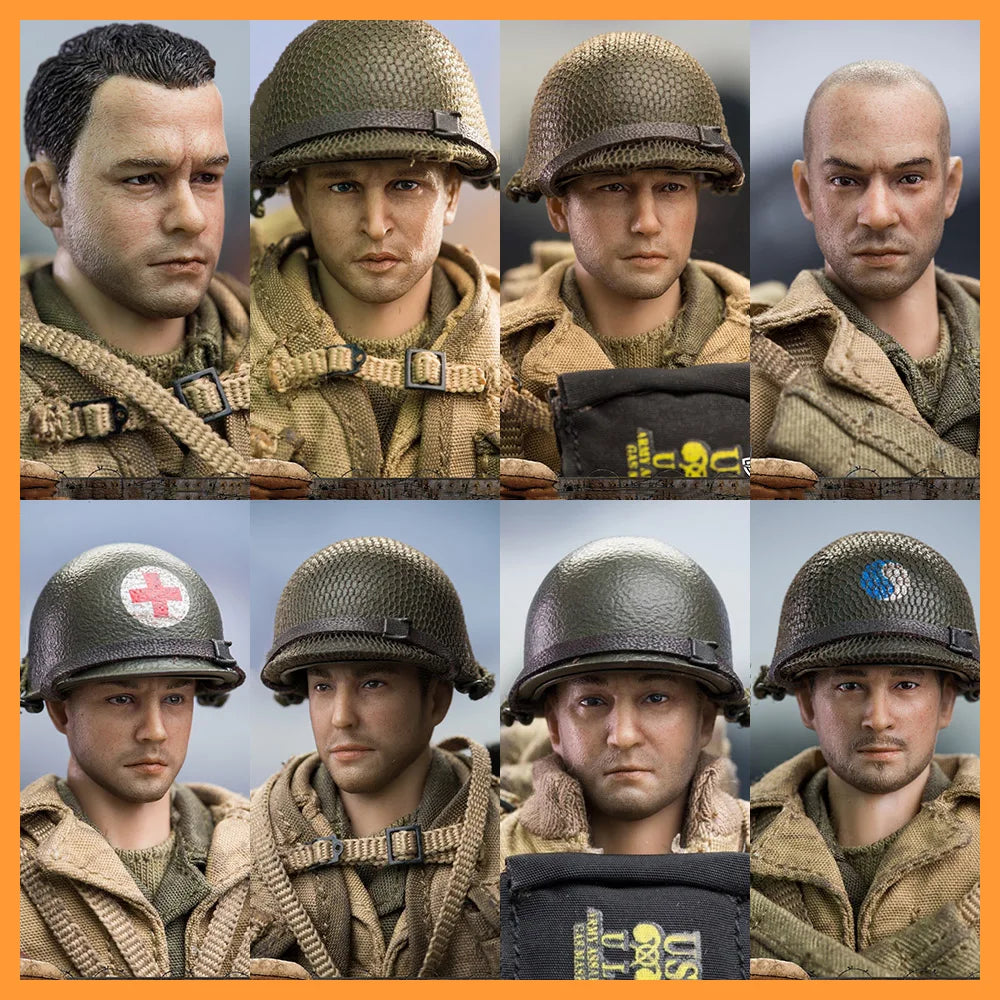 CFTOYS LW011-LW018 1/12 Men Soldier Normandy Landing US Rangers Rifleman Technical Sergeant Rangers Captain Sniper 6" Model Toys
