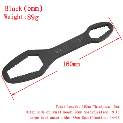 3-17mm multifunctional double end box wrench 8-22mm hexagonal solid wrench for tightening various diameter screws and nuts