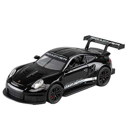 1:32 911 GT3 RS Alloy Die Cast Toy Car Model Sound and Light Children's Toy Collectibles Birthday gift