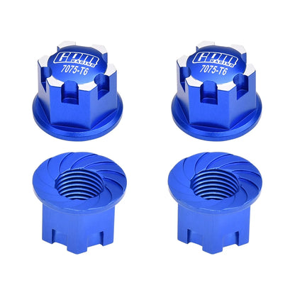 GPM Metal Alloy 17mm Wheel Nuts Tire Nut 7758 for Traxxas 1/6 XRT 1/5 X-MAXX 8S 1/8 Sledge 1/10 E-Revo 2.0 MAXX WideMaxx RC Car