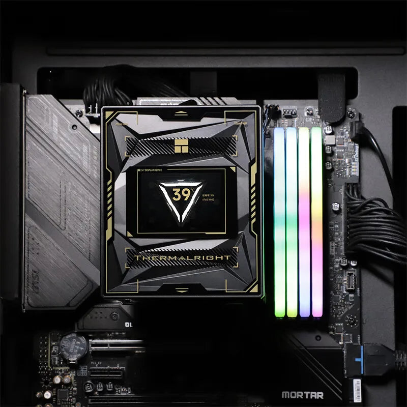 Thermalright Burst Assassin 120 VISION 6x6mm AGHP 4.0 Heatpipe Tower Air Cooler 2.4-inch IPS LCD for INTEL LGA1851 1700 AMD AM5