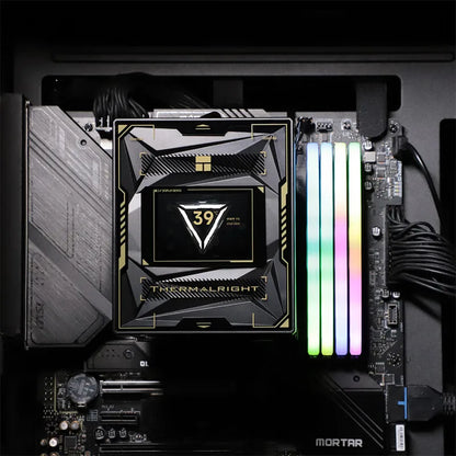 Thermalright Burst Assassin 120 VISION 6x6mm AGHP 4.0 Heatpipe Tower Air Cooler 2.4-inch IPS LCD for INTEL LGA1851 1700 AMD AM5