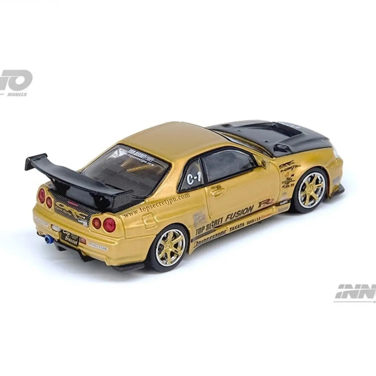 INNO 1:64 R34 Adults Hobby TOP SECRET Diecast Model Car